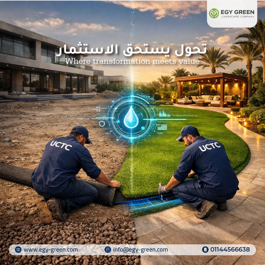 خدمات تصميم الحدائق واللاندسكيب من Egy Green
